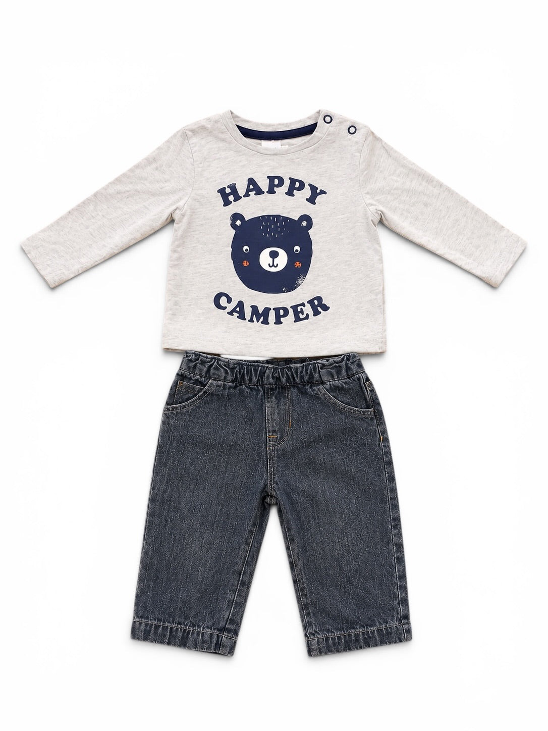 C&A Langarmshirt Set Happy Camper