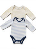Baby Langarmbody Set Gestreift C&A