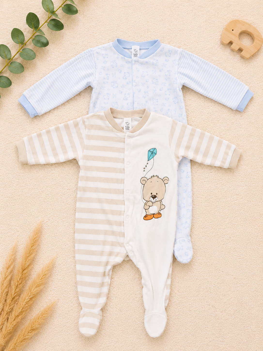 Babyclub Strampler Set Bär