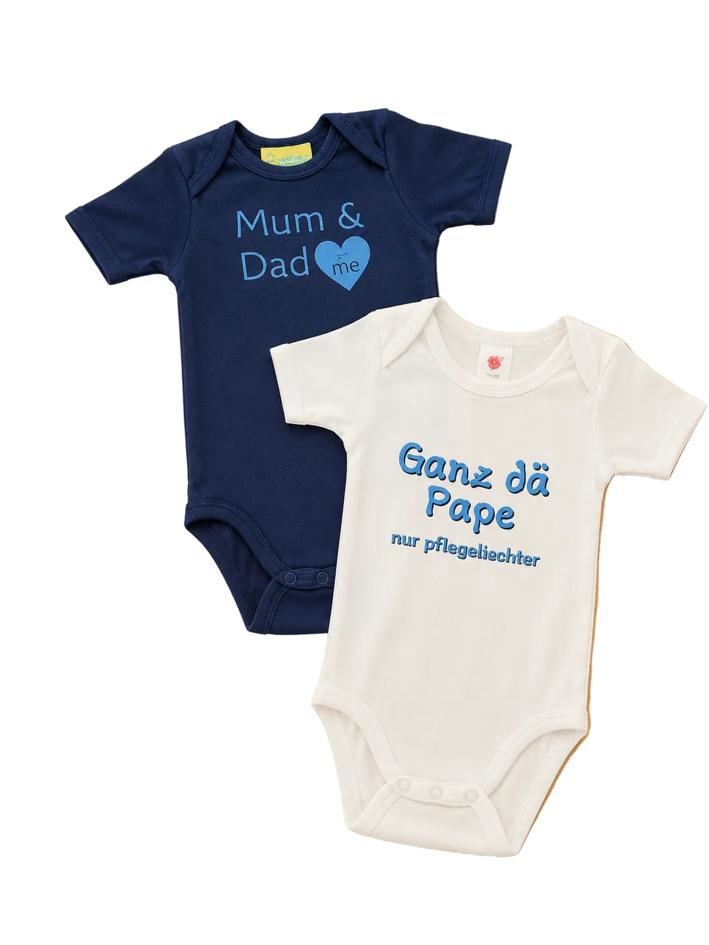 Baby Body Set mit Spruchmotiv