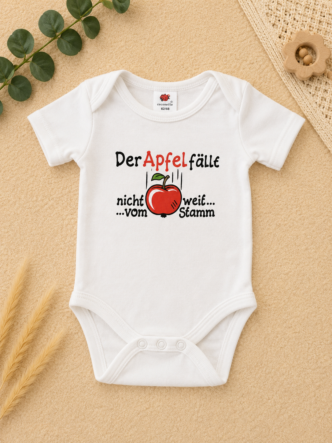 Baby Body „Der Apfel fällt nicht weit vom Stamm“