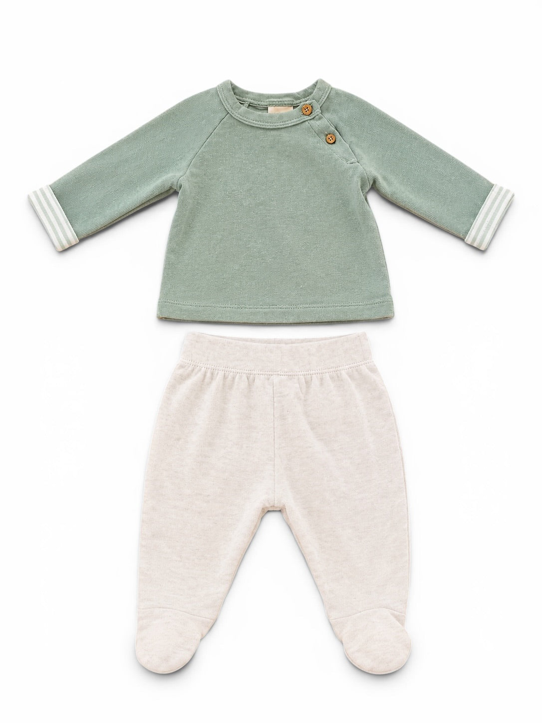 Zweiteiler in Mint & Natur