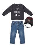 Little Boss Set mit Jeans & Mütze