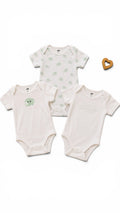 3 süße Baby Kurzarmbodys von H&M