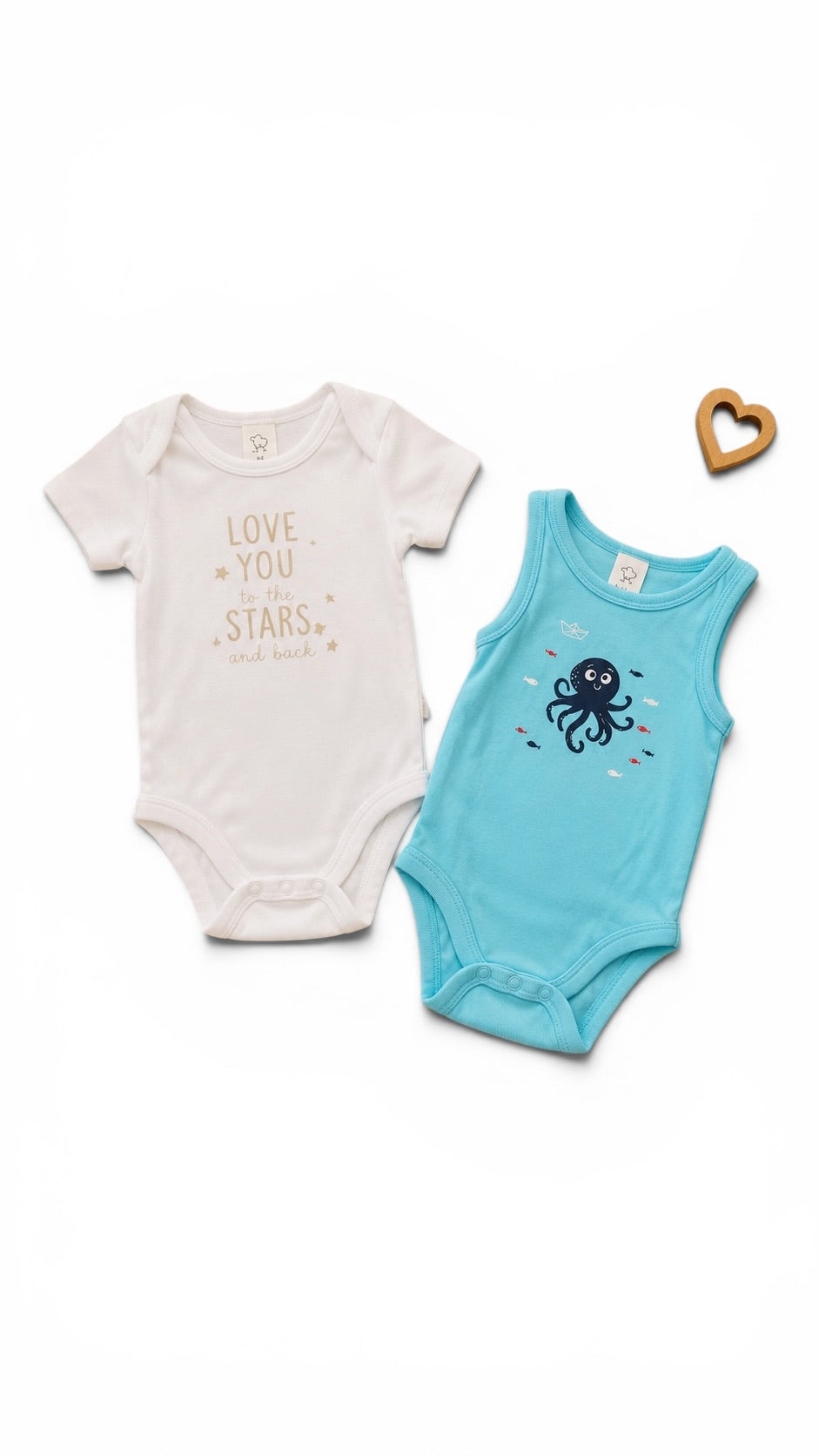 2 süße Babybodys im Set