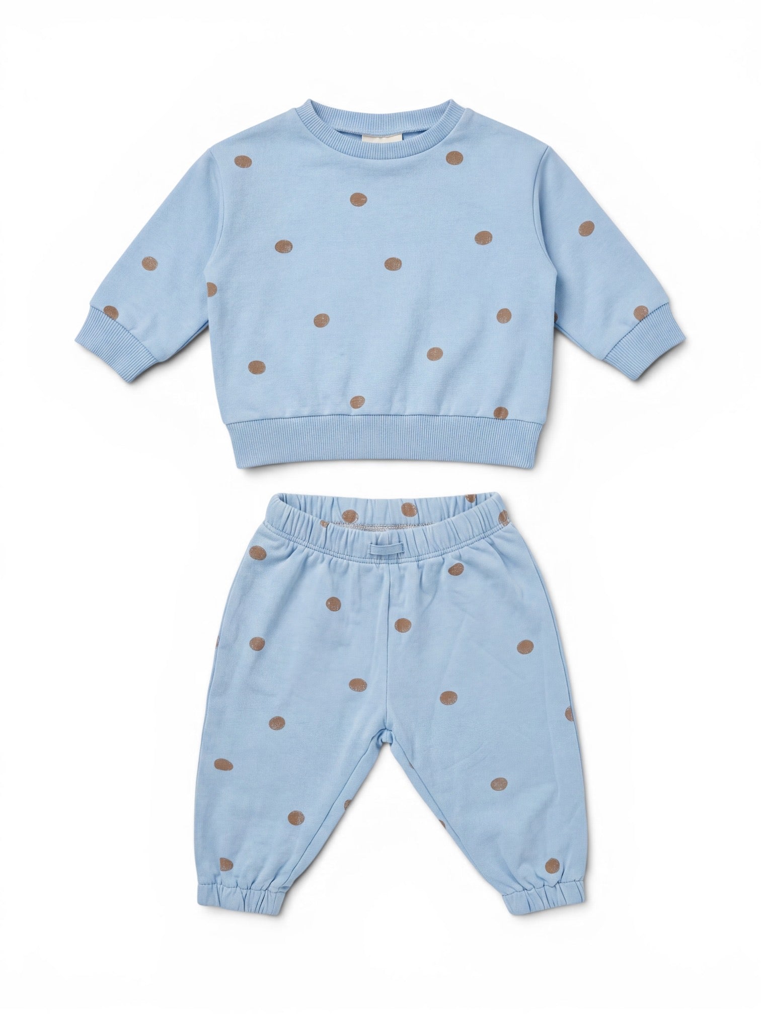 H&M Punkteset Hellblau