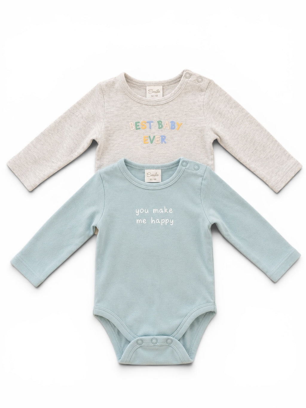 Smile Baby Langarmbodys 2er-Set