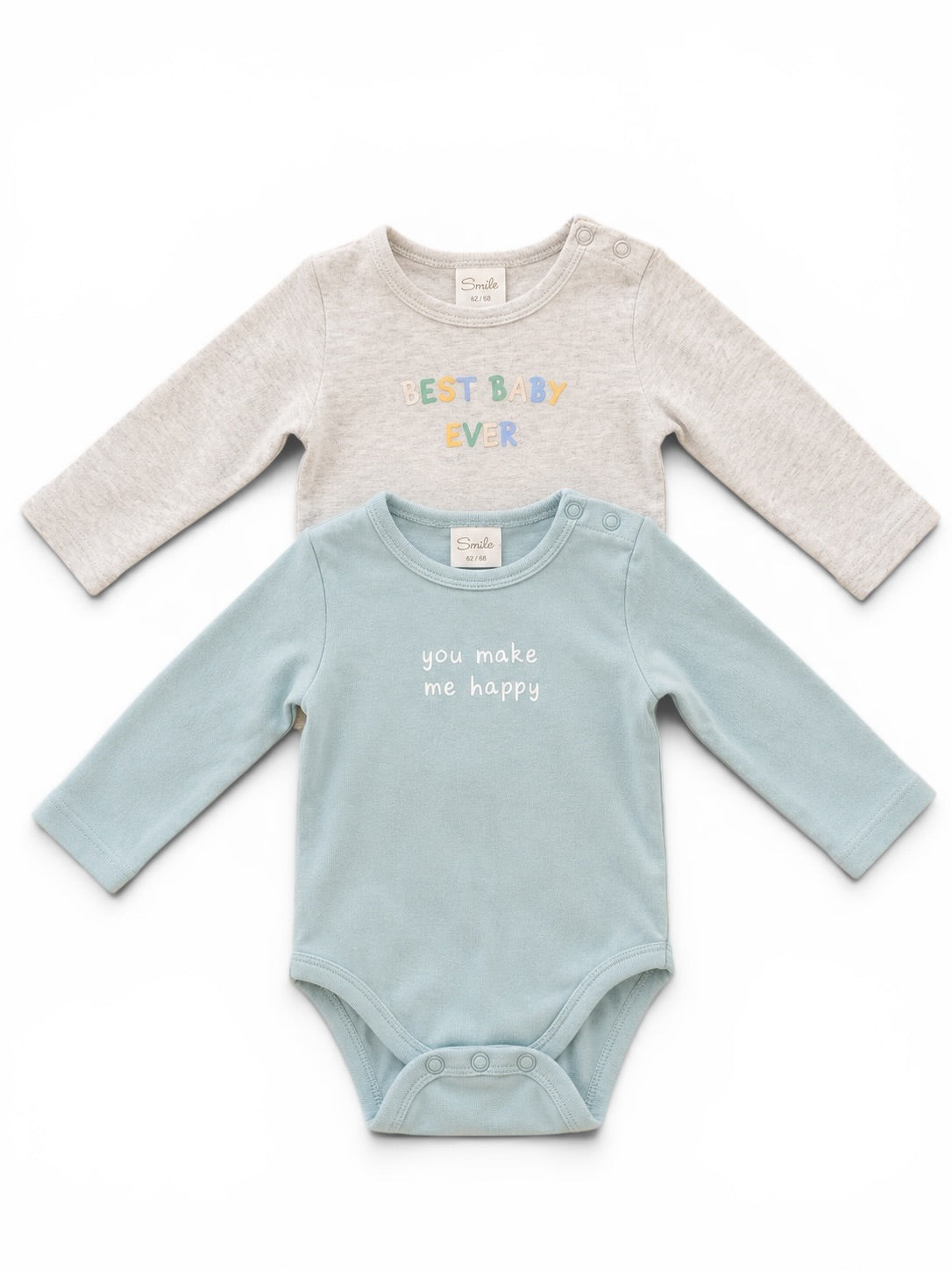 Smile Baby Langarmbodys 2er-Set