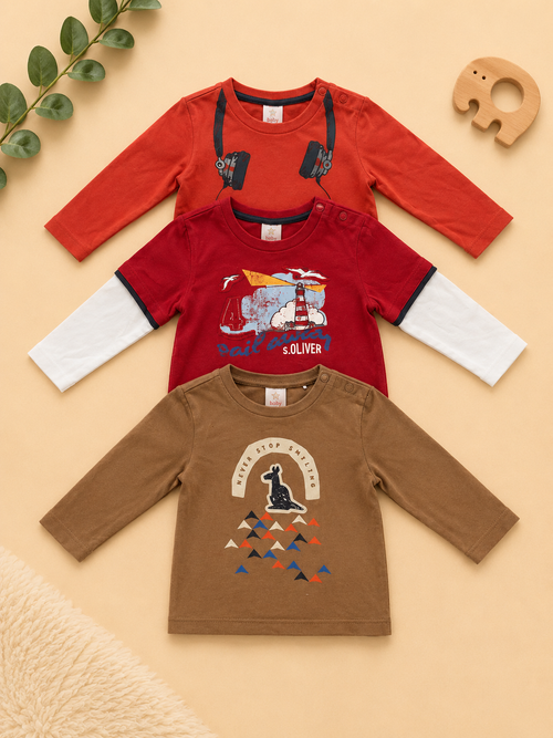 3er Set s.Oliver Langarmshirts
