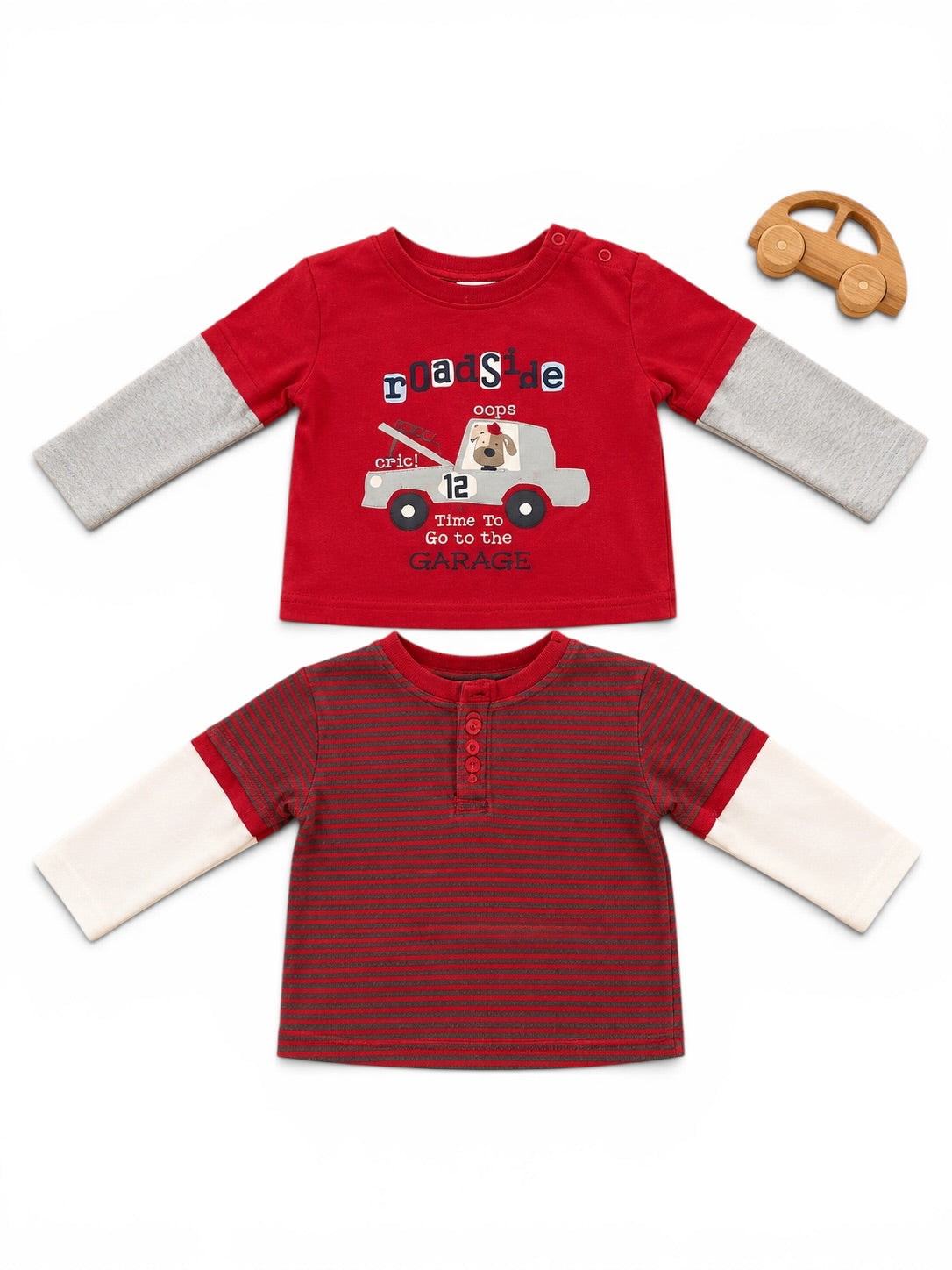 Langarmshirt Set Rot
