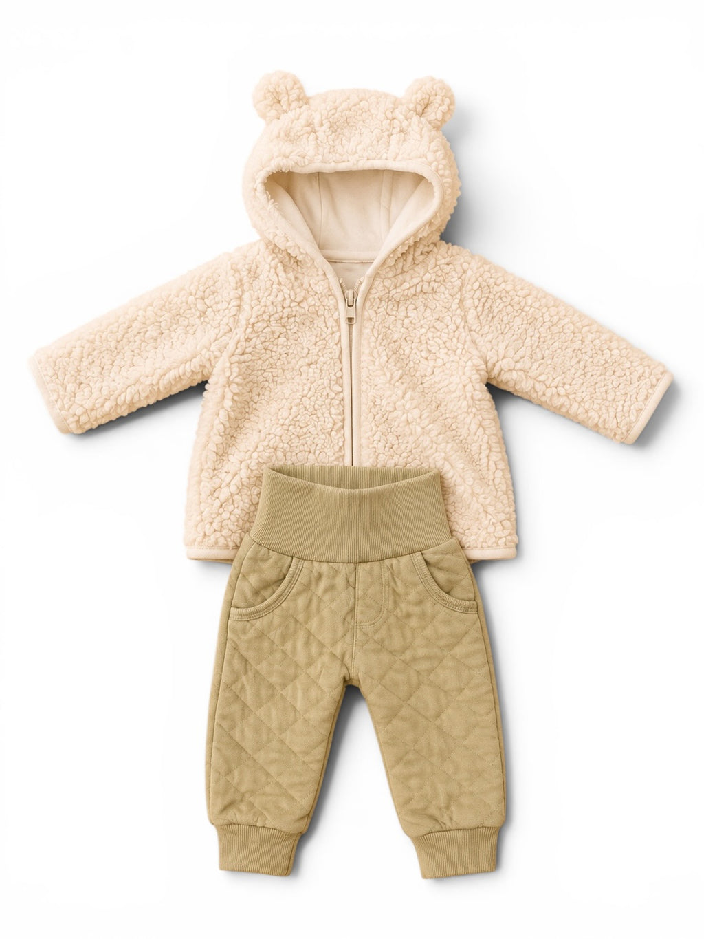 Kuscheliges Teddy-Set Beige H&M /feetje