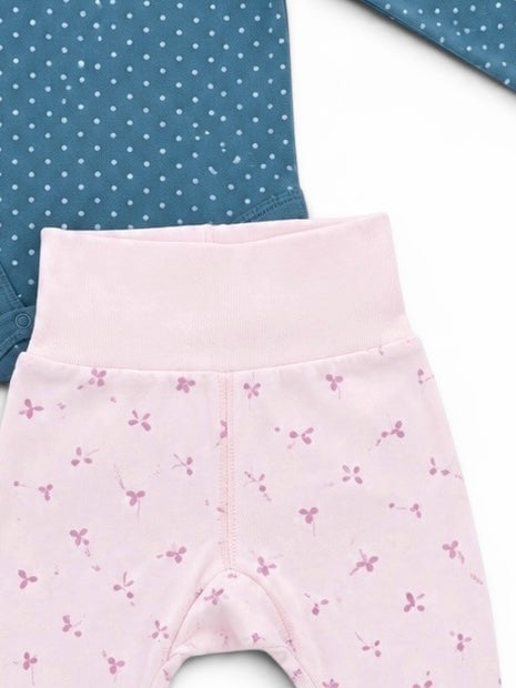 Body Rosa Punkte & Hose Set C&A und Co.