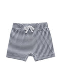 H&M Baby Shorts Gestreift Blau-Grau