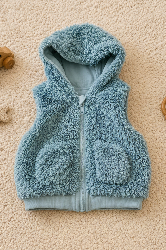 Kuscheliges 2-teiliges Outfit in zartem Hellblau