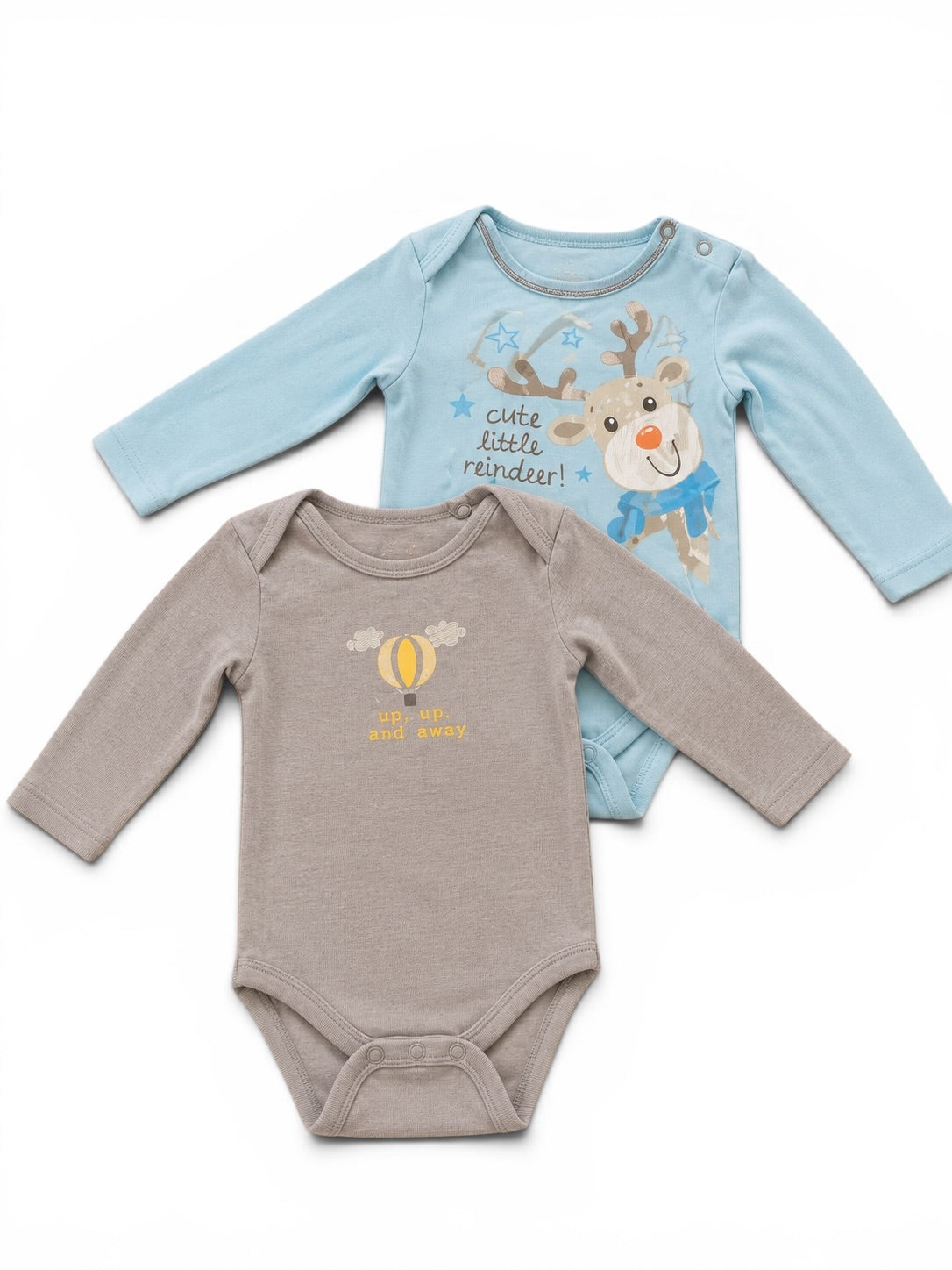 Baby Langarmbody Set Reindeer & Balloon