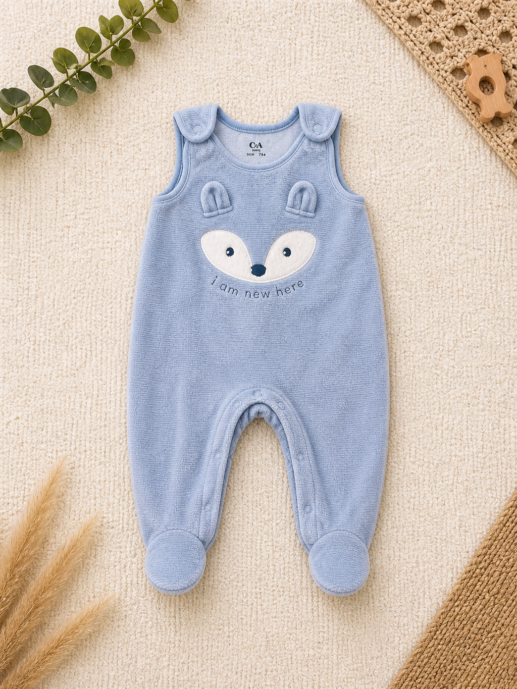 Baby Strampler „I am new here“ C&A