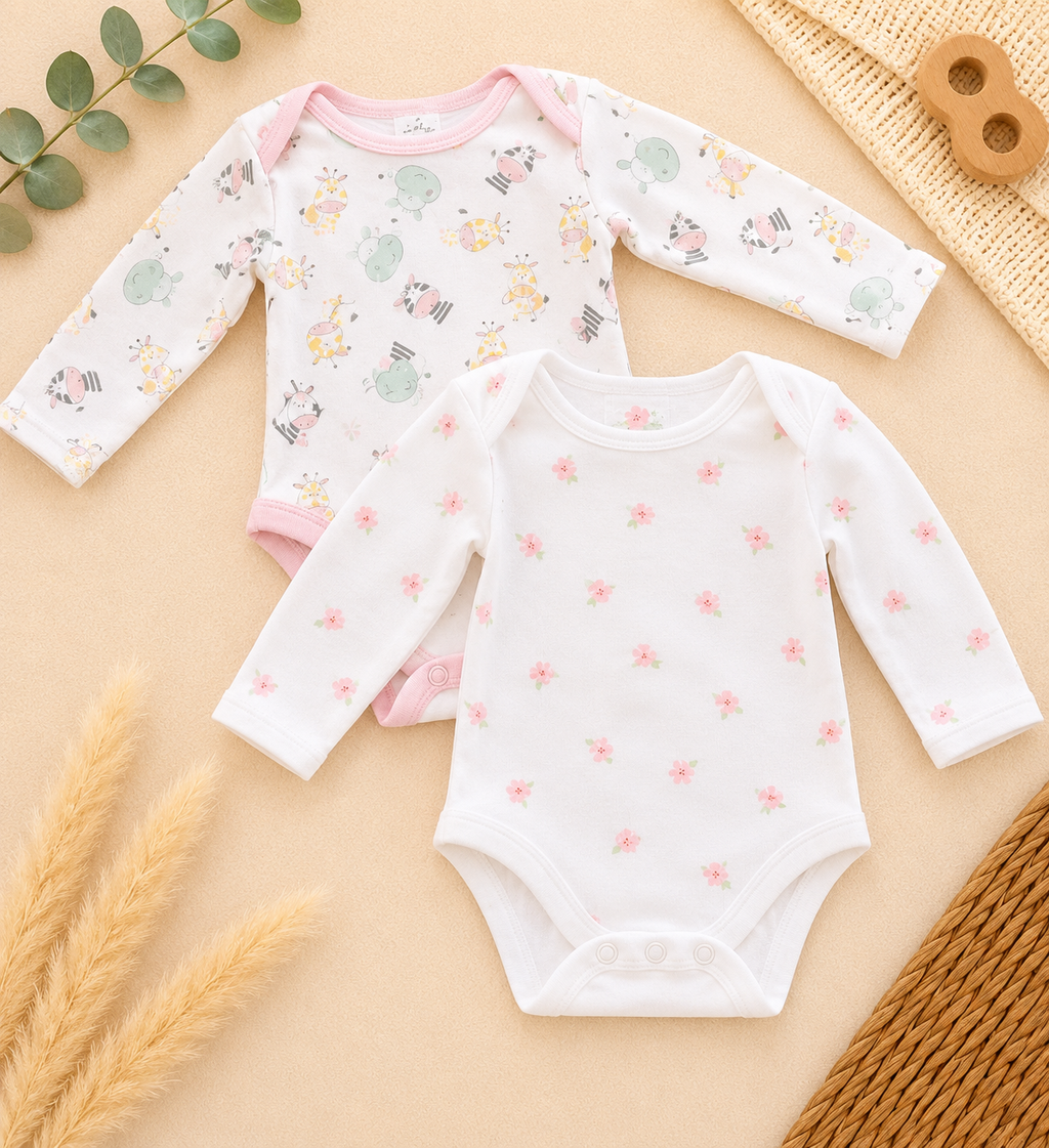 Baby Club 2er Pack Langarmbodys