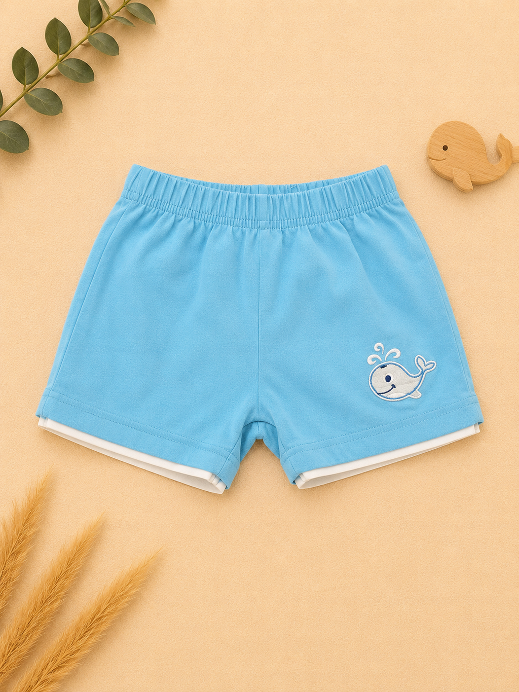 Shorts Wal Hellblau