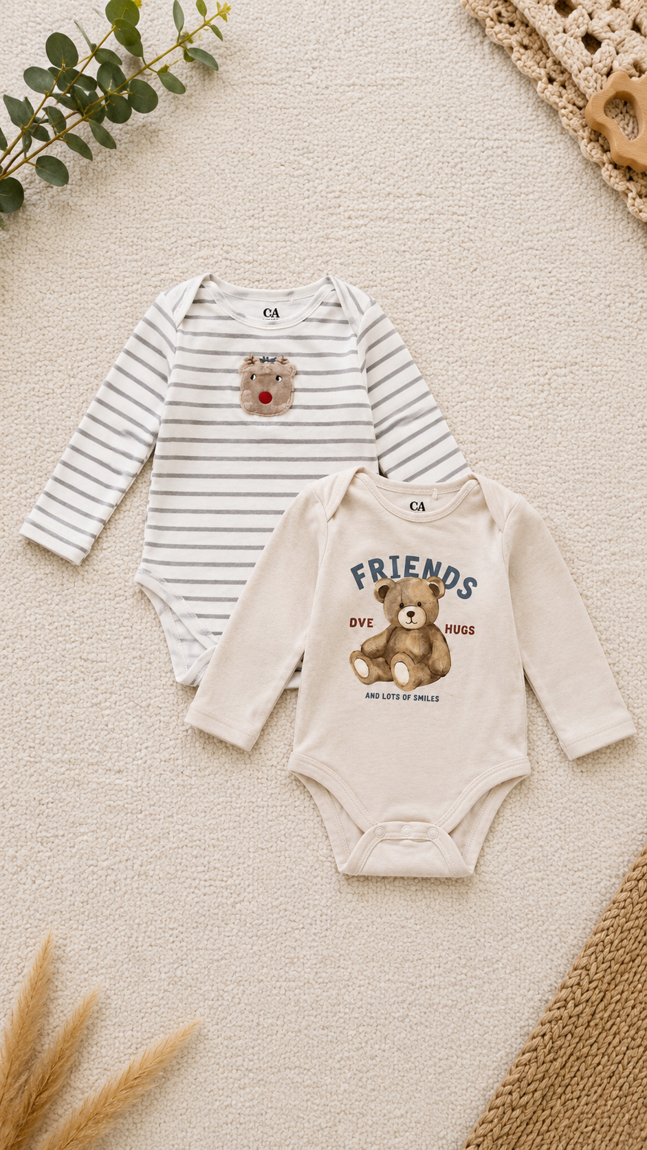 2er Set Baby Bodys von C&A