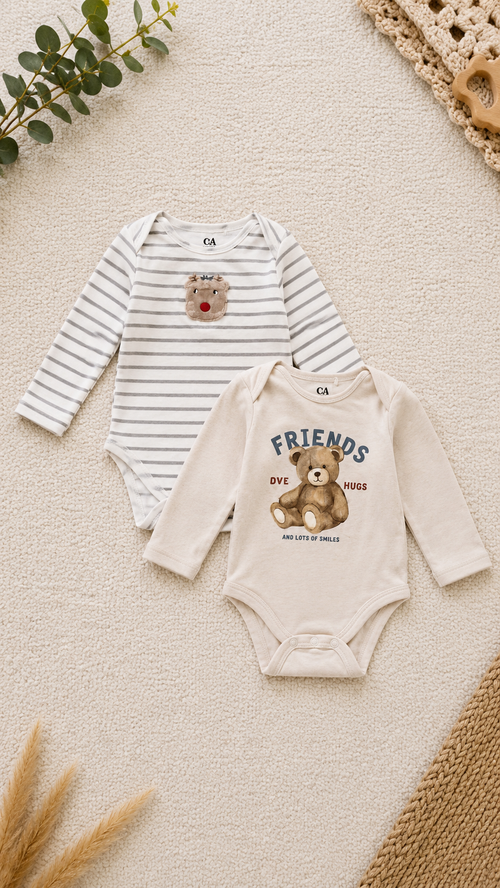2er Set Baby Bodys von C&A