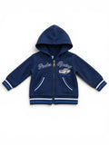 Pirates Racing Baby-Kapuzenjacke Dunkelblau