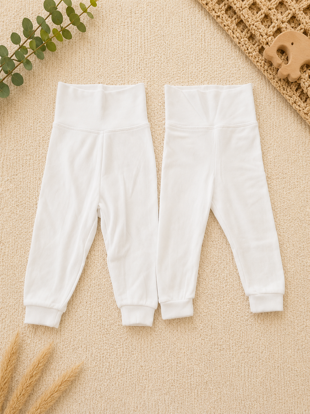 Baby Hose Set Weiss