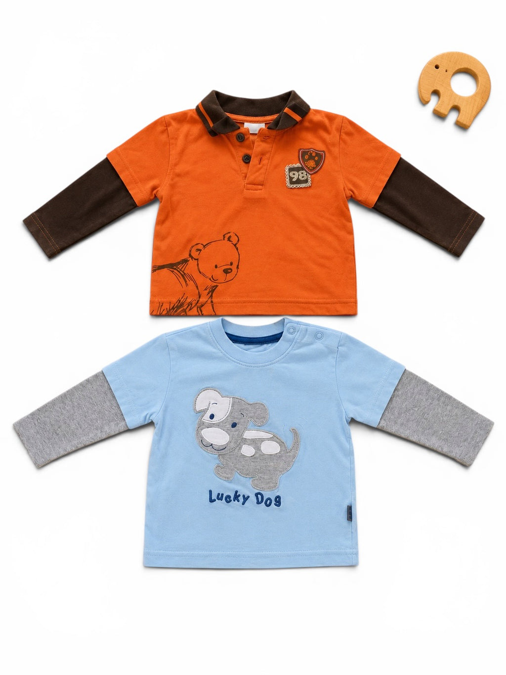 2er Langarmshirt Set Lucky Dog