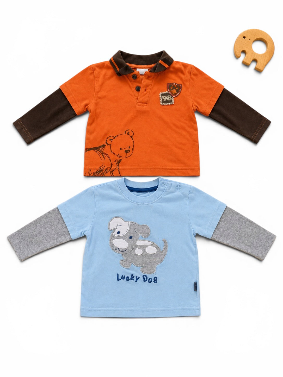 2er Langarmshirt Set Lucky Dog