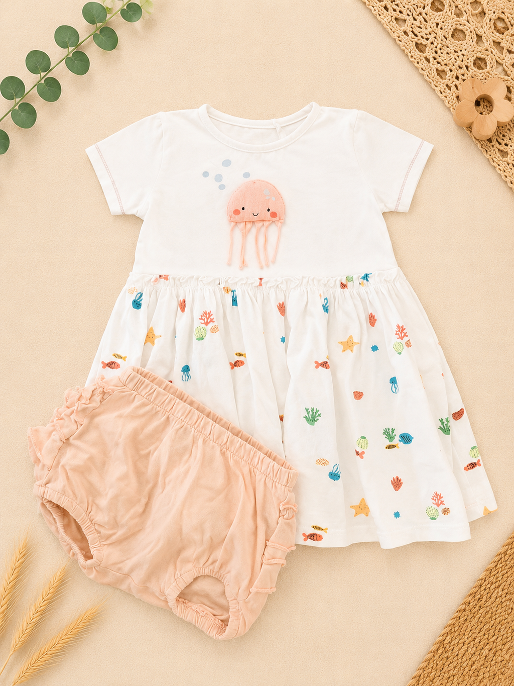 Sommerkleid mit Bloomer