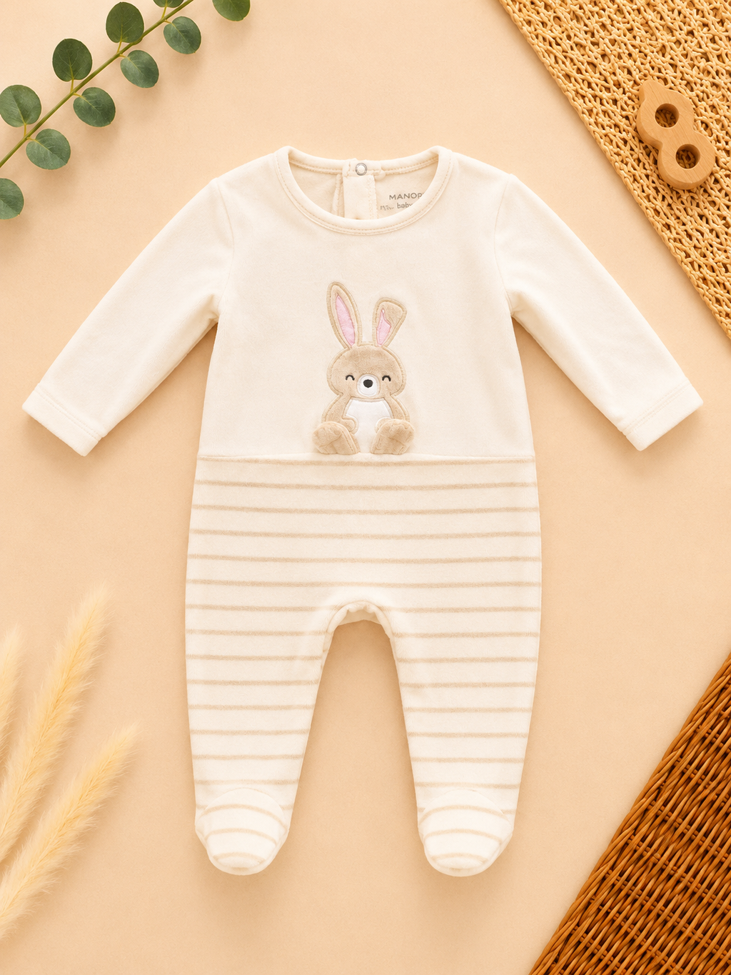 Manor Baby Strampler mit Häschen
