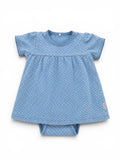 Blaues Bodykleid