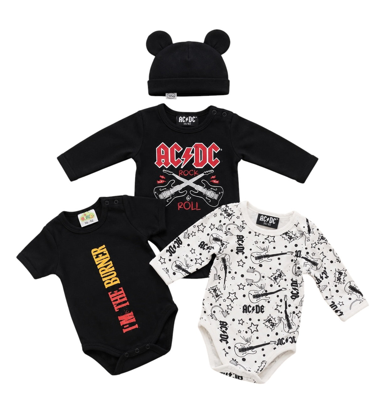 Rock Baby Body Set AC/DC