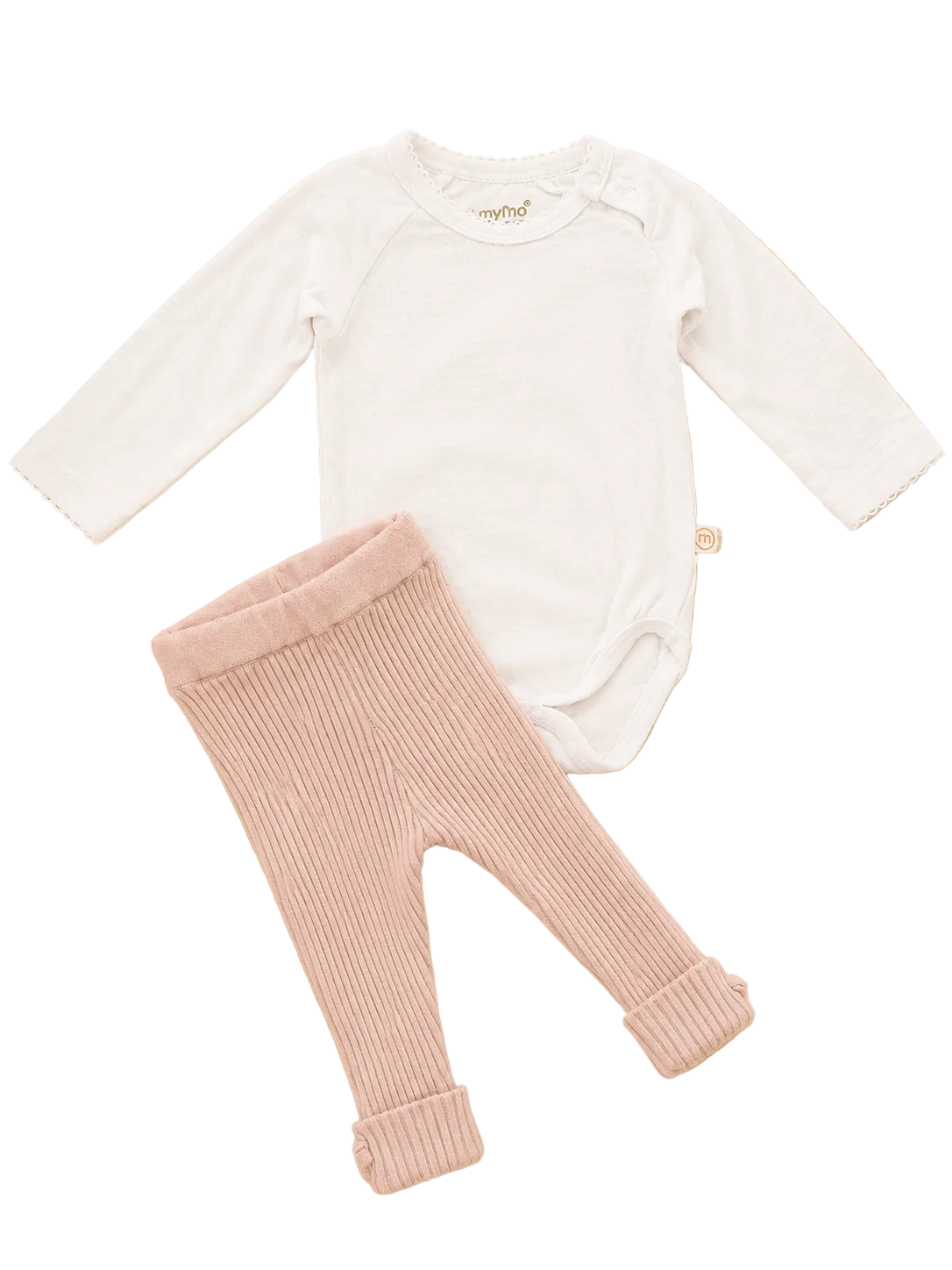 Baby Body & Rippleggings Set Rosa – myMo