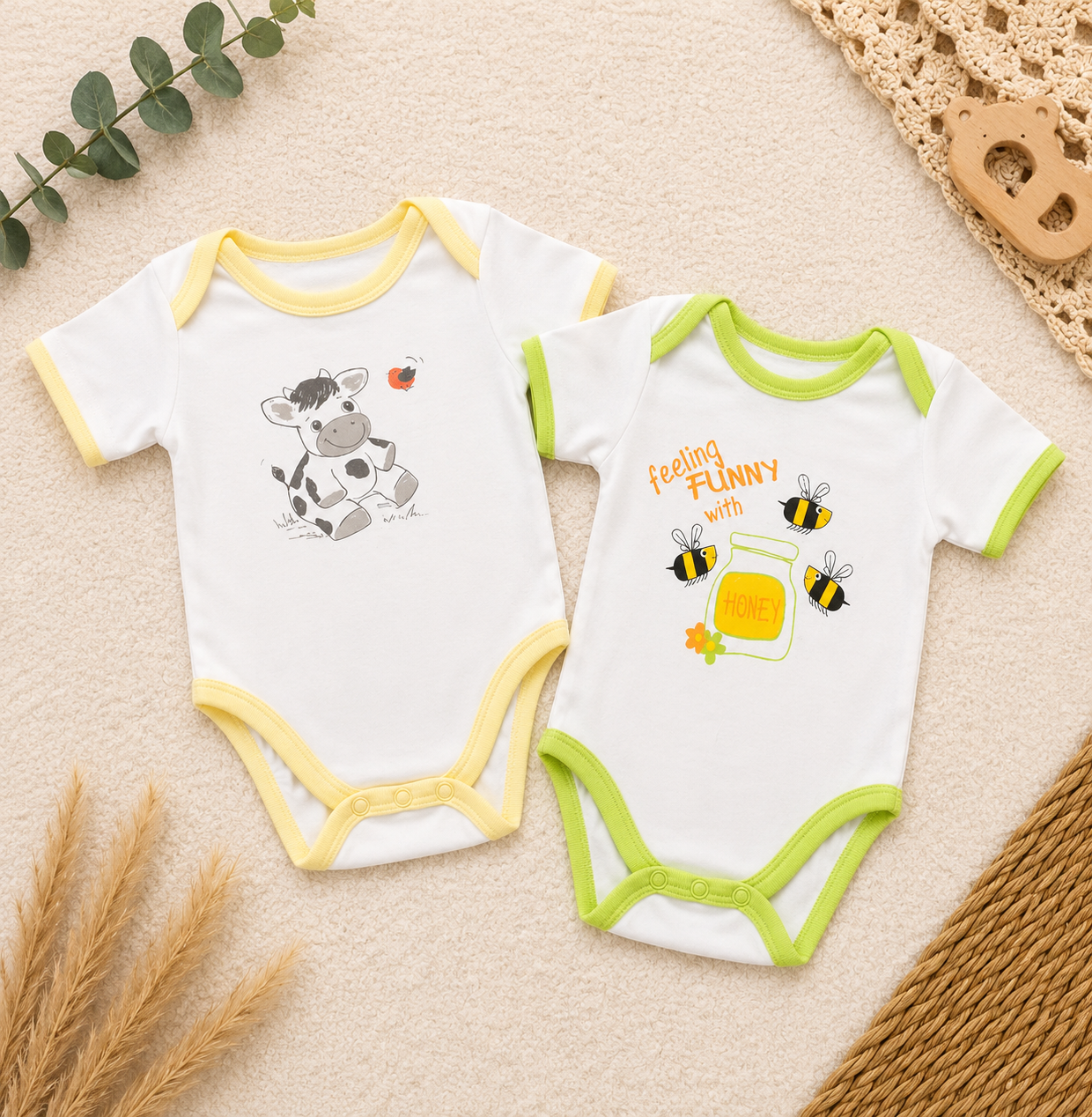 Funny Honey Baby Body Set