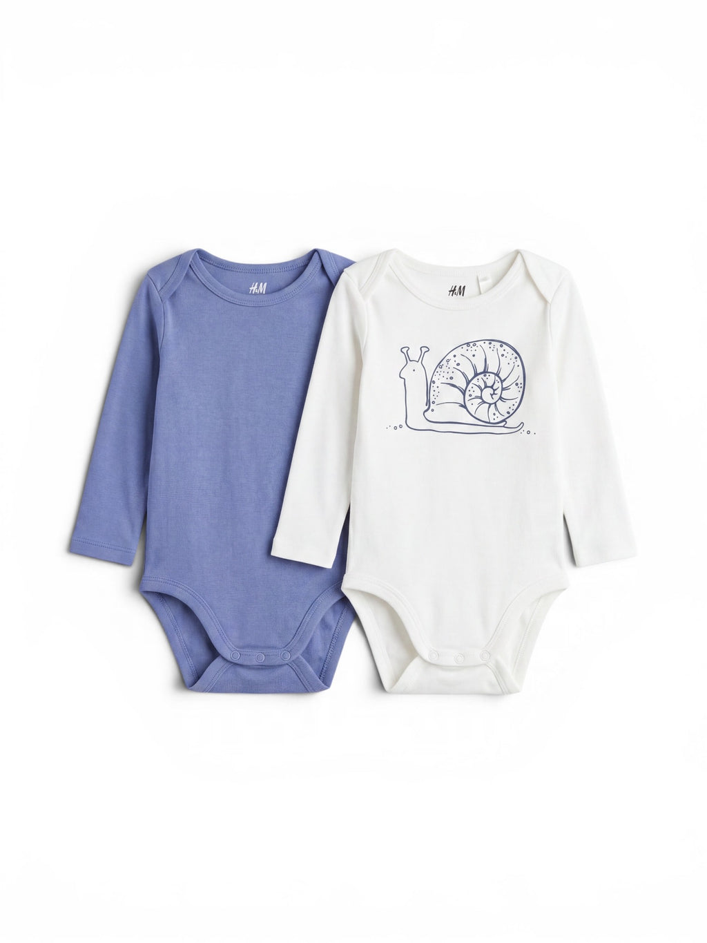 H&M 2er-Pack Langarmbodys