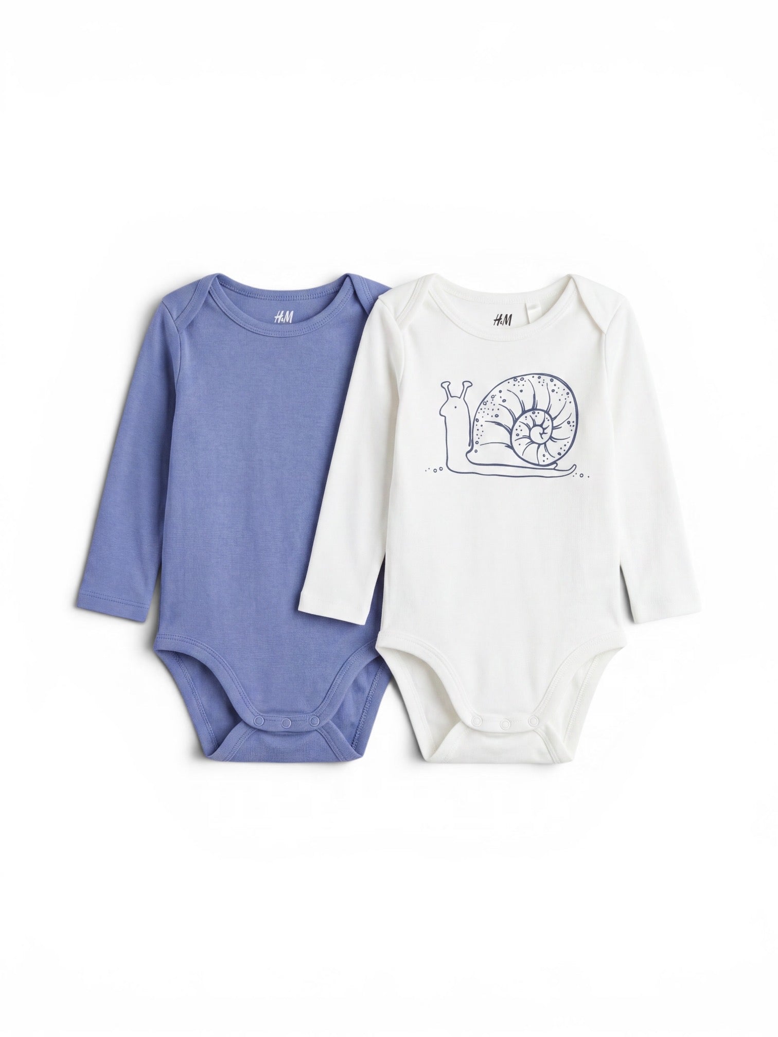 H&M 2er-Pack Langarmbodys