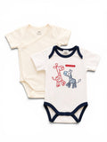 2er-Set Kurzarmbodys mit Tiermotiv H&M/C&A