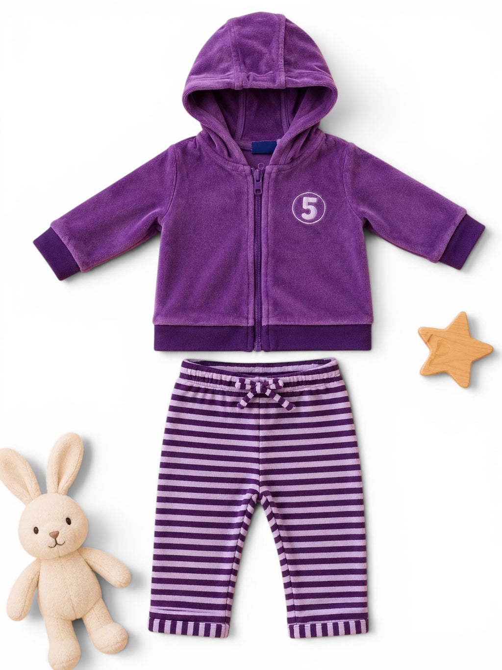 Fleece Set Lila