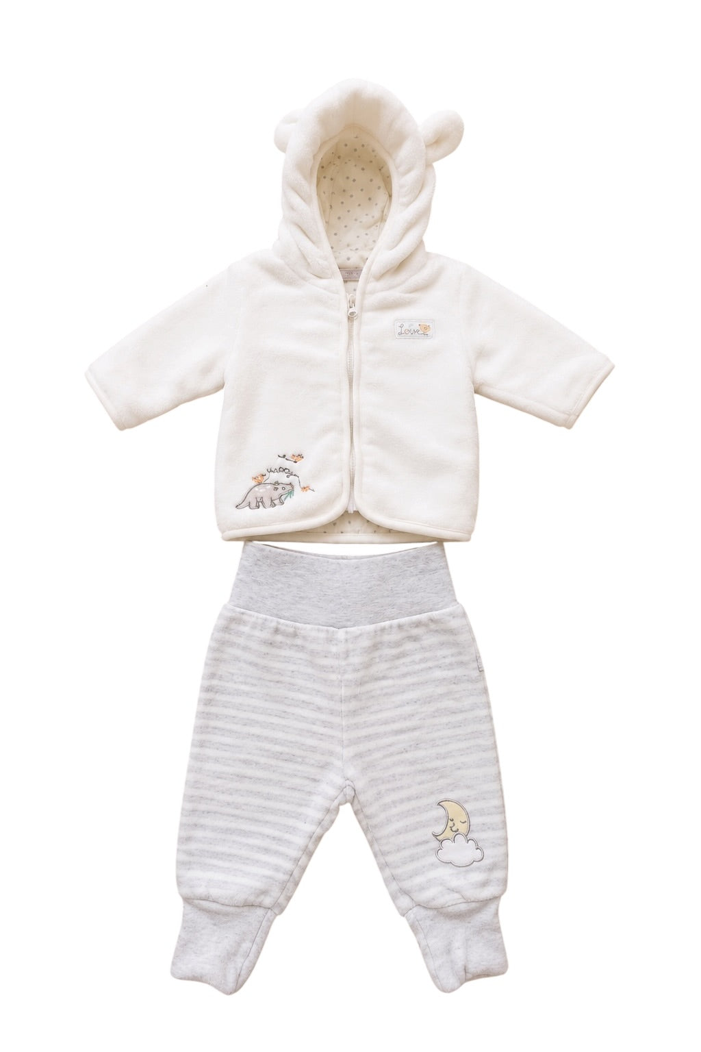 Teddy Mond Babyset Beige