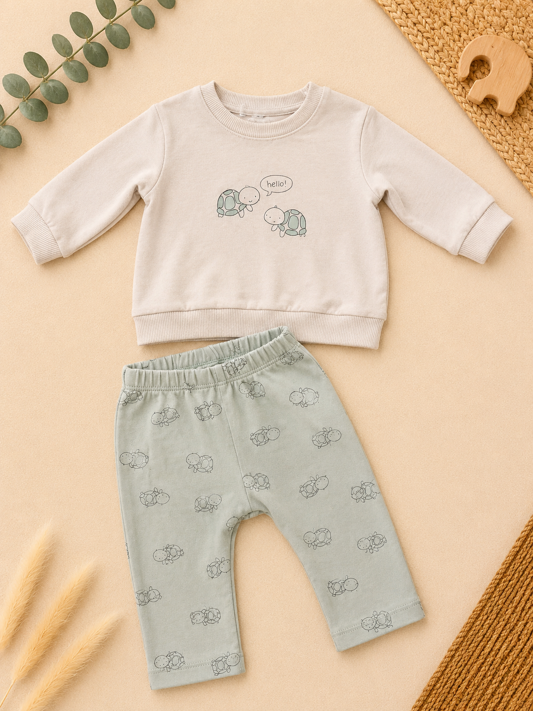 H&M Sweatshirt-Set mit Schildkröten