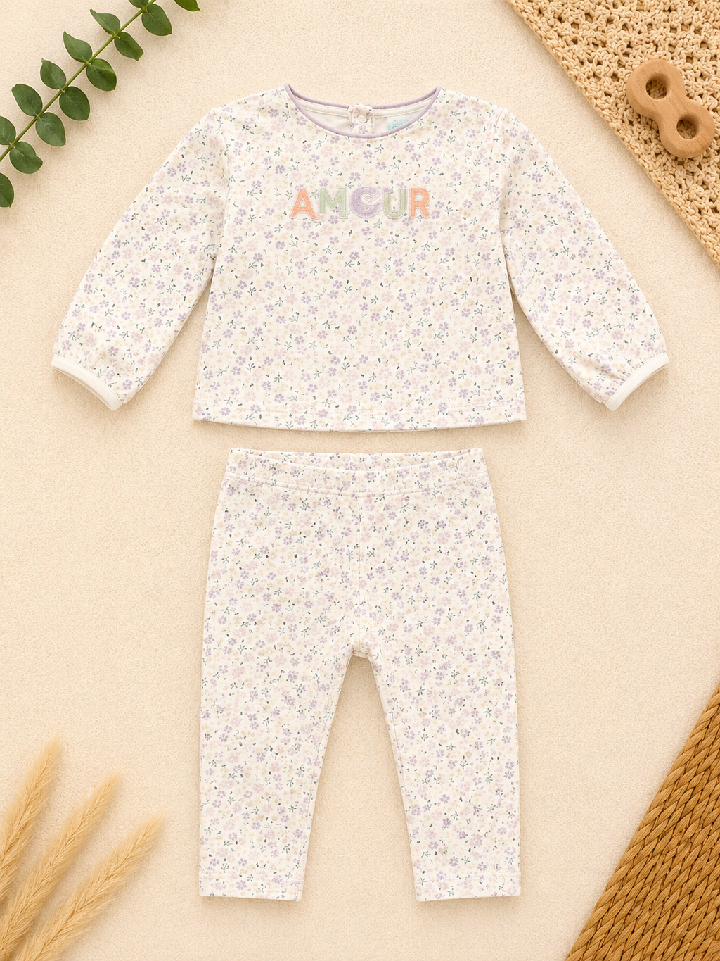 Baby Club Amour Set Shirt & Leggings