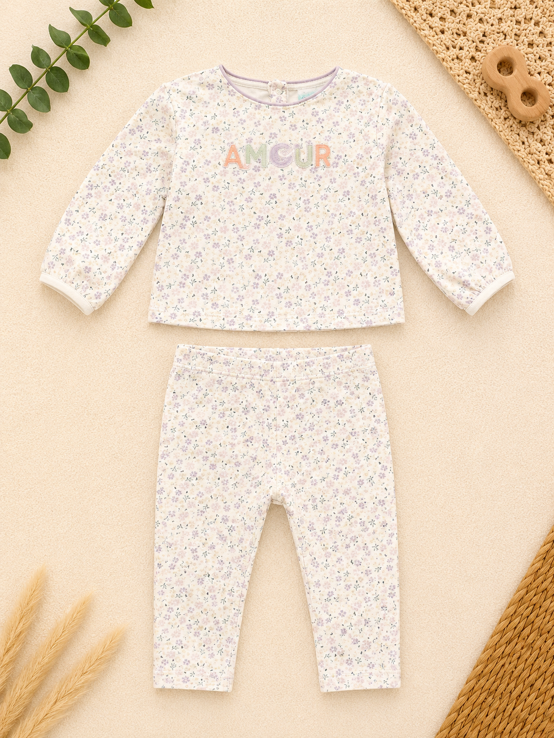 Baby Club Amour Set Shirt & Leggings