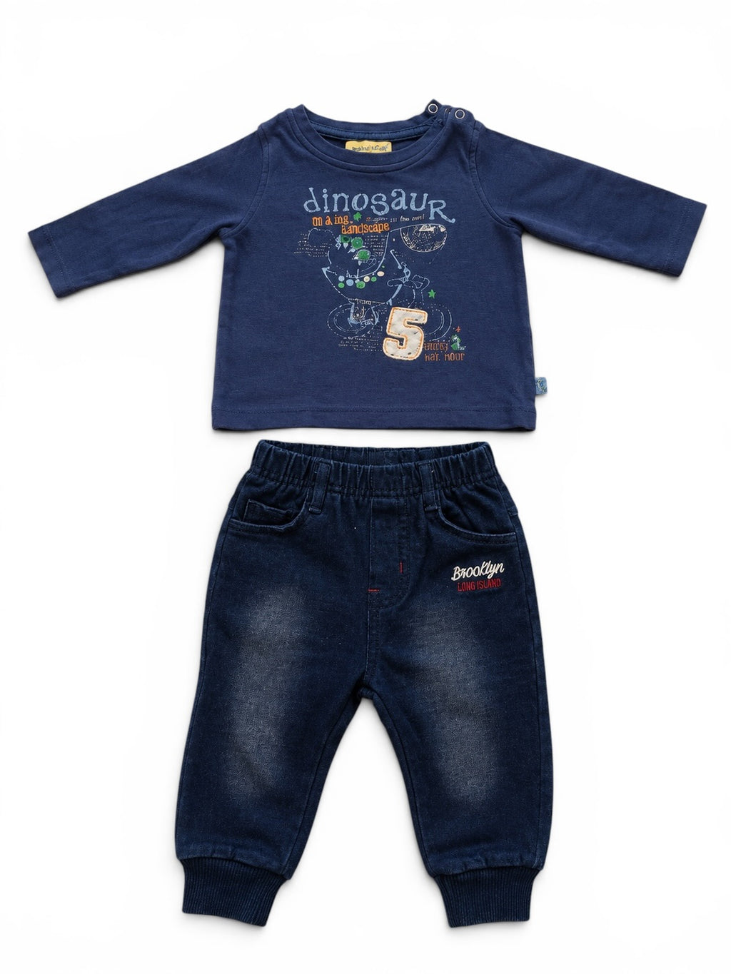 Baby Velours Set Elefant Beige