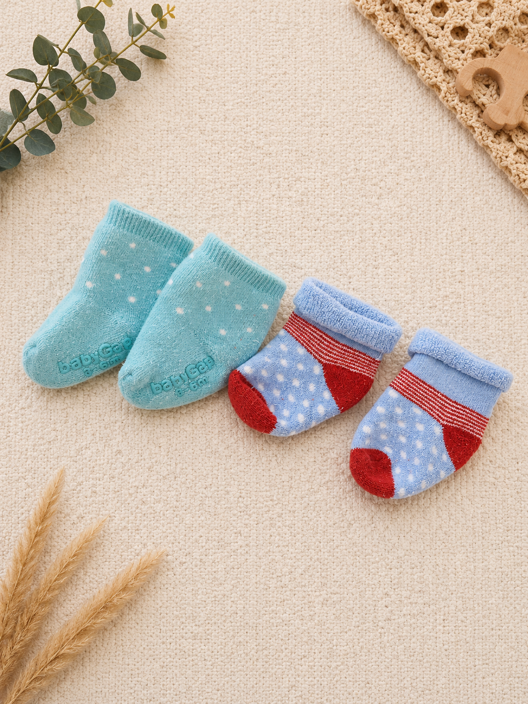 Baby Socken Set Punkte