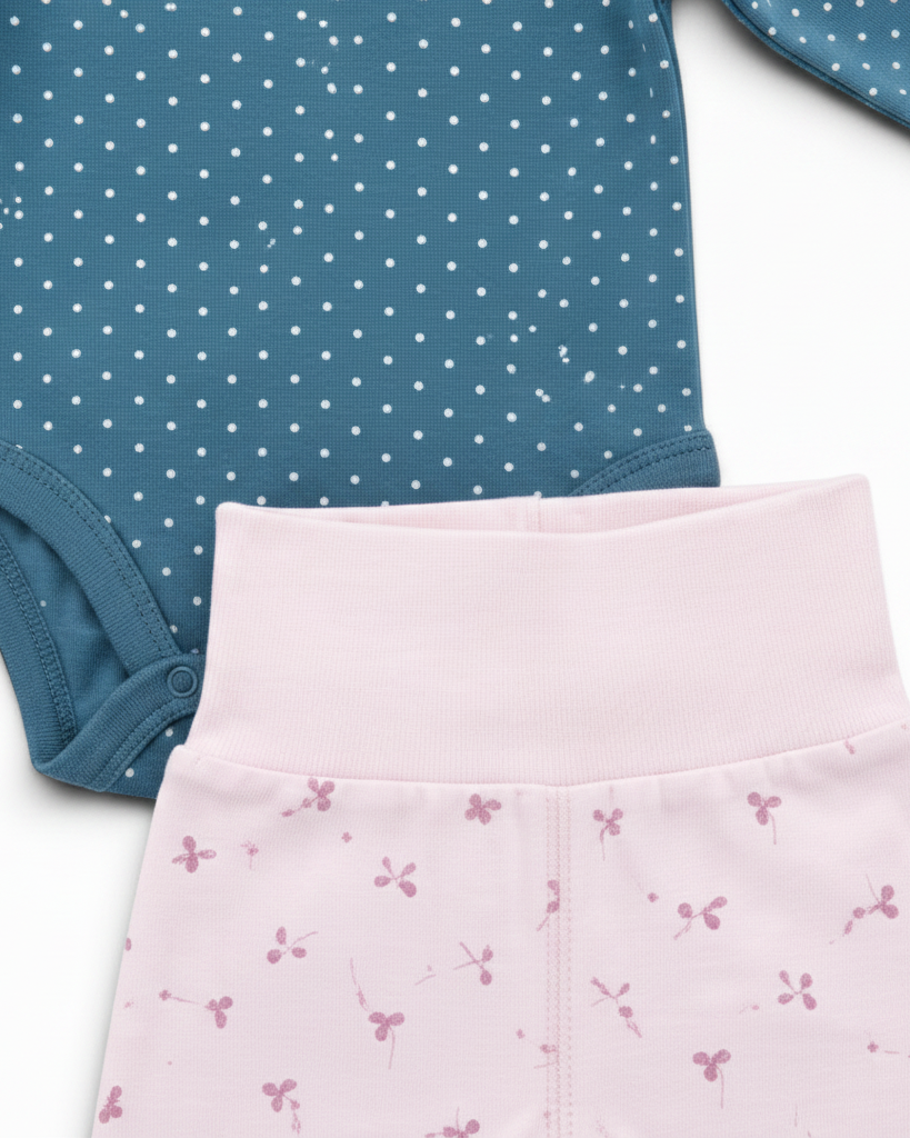 Body Rosa Punkte & Hose Set C&A und Co.