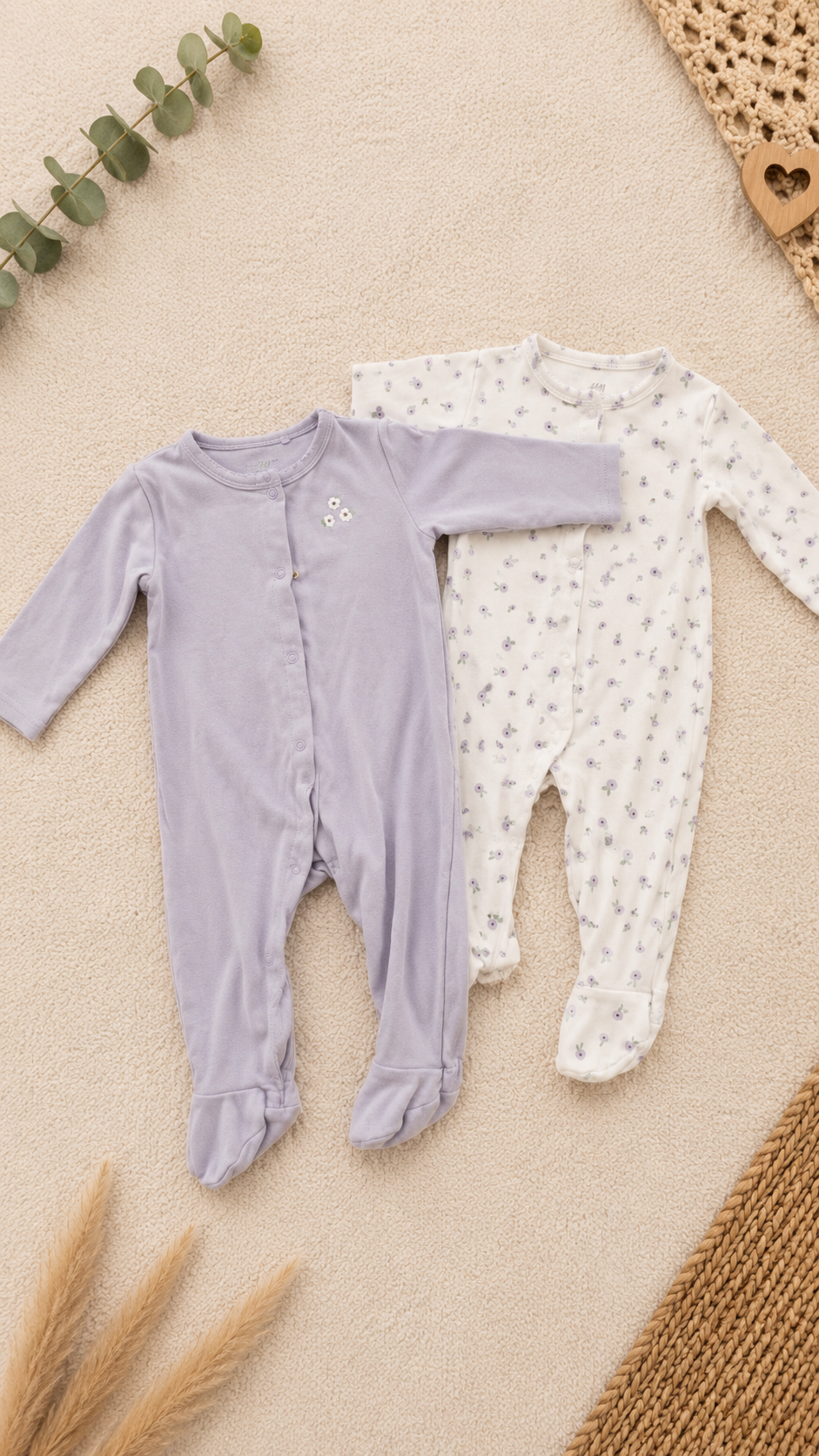2er Set Baby Schlafanzüge von Manor