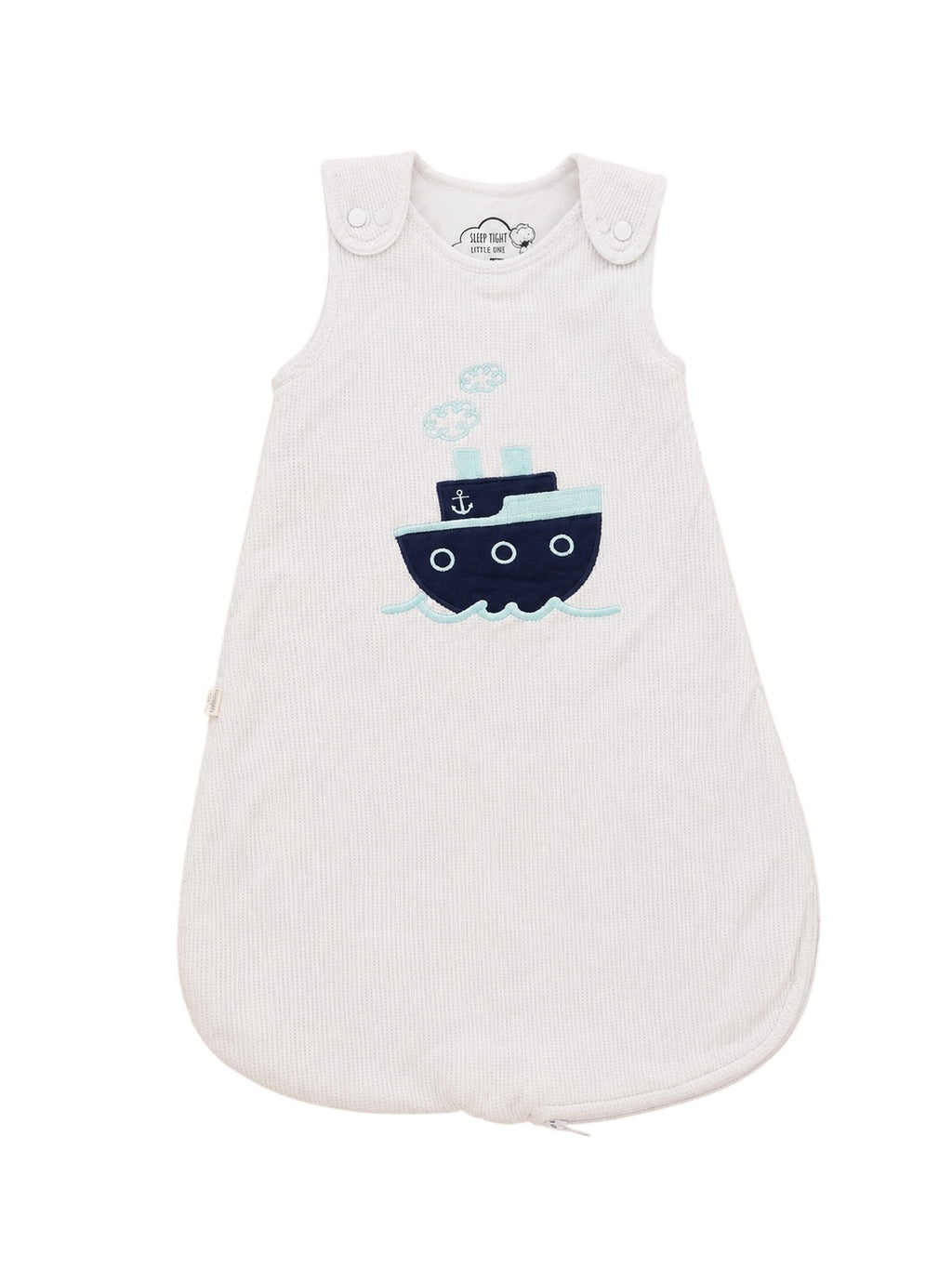 Baby-Schlafsack Weiß Schiff Motiv
