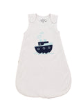 Baby-Schlafsack Weiß Schiff Motiv