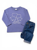 H&M Langarmshirt mit Jeans