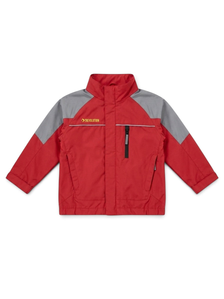 Trekkingjacke Rot Grau